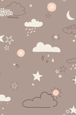 Parure de couette en coton 115 g/m²  Ours - Blanc et beige