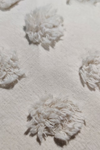 Parure de couette en coton 115 g/m²  Tuft  - Ivoire