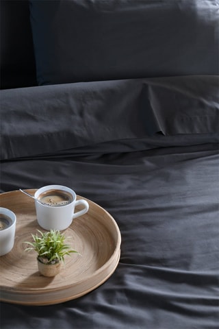 Drap plat Elysée - Anthracite