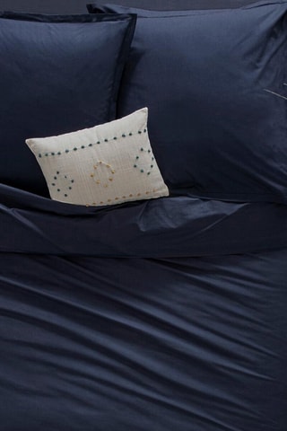 Housse de couette en coton 115 g/m² - Bleu encre