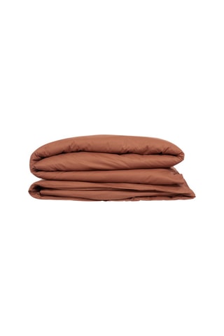 Housse de couette en coton 115 g/m² - Terracotta