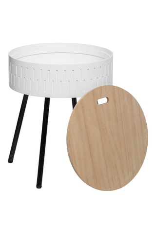Table basse coffre Shiro - Blanc