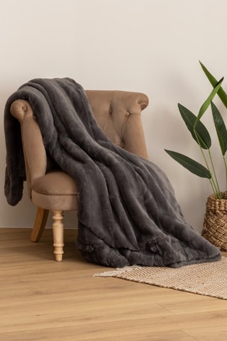 Plaid - Gris foncé - 180 x 230 cm