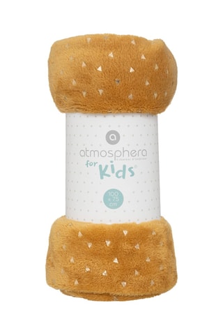 Plaid - Ocre - 75 x 100 cm