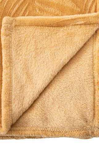 Plaid Zoa - Ocre - 150 x 125 x 0,5 cm