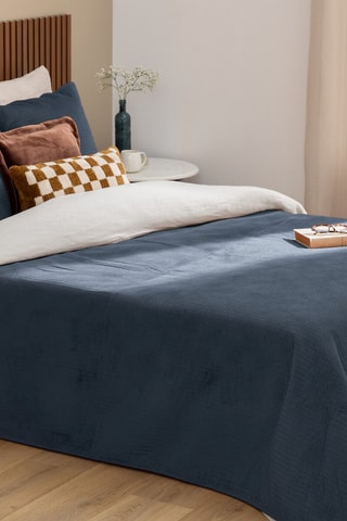 Ensemble couvre-lit Lilou - Bleu