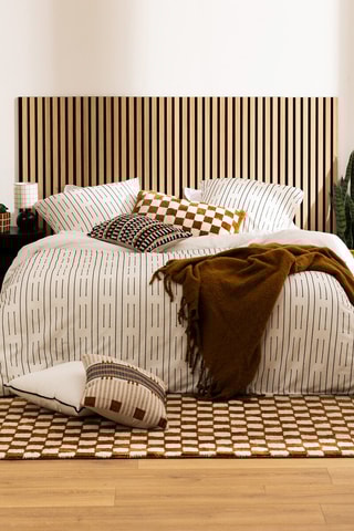 Coussin Linah - Blanc - 45 x 12 x 45 cm