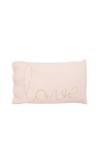 Coussin - Rose clair - 50 x 30 cm