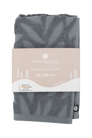 Serviette invité Cisel - Gris - 30 x 50 cm