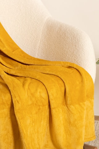 Plaid Flanel - Ocre - 125 x 150 cm