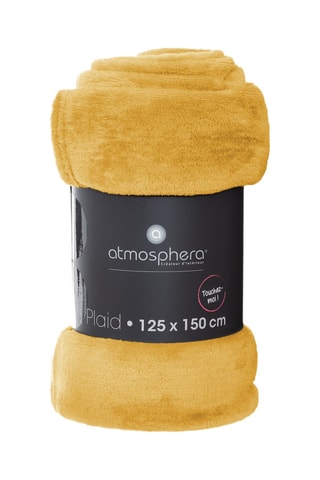 Plaid Flanel - Ocre - 125 x 150 cm