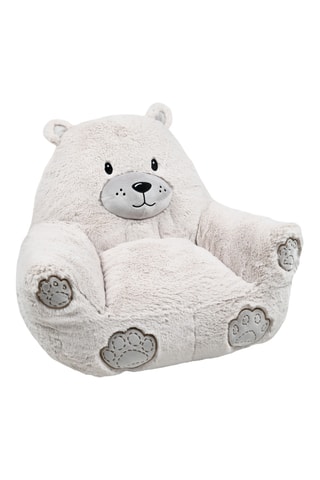 Pouf Jules - Beige - Revêtement en polyester