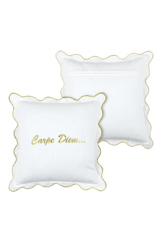 Coussin Carpediem - Écru - 45 x 45 cm