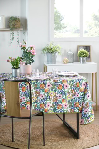 Nappe rectangulaire Verger - Multicolore - 140 x 240 cm