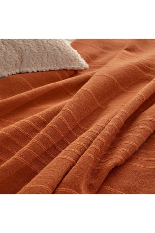 Couvre-lit Anjali - Terracotta