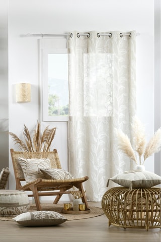 Rideau Hemera - Naturel - 140 x 260 cm