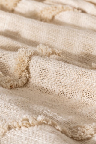 Couvre-lit Inca - Ivoire - 130 x 180 cm