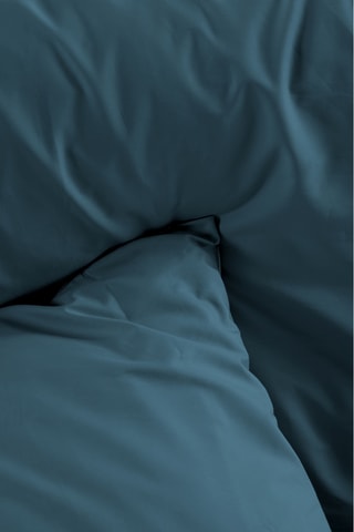 Drap plat Elysée - Bleu pétrole - 240 x 300 cm