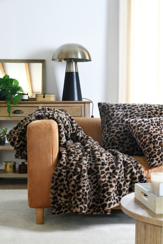 Coussin Fauves - Camel - 50 x 80 cm