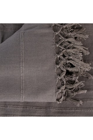 Couvre-lit Anjali - Gris - 230 x 250 cm