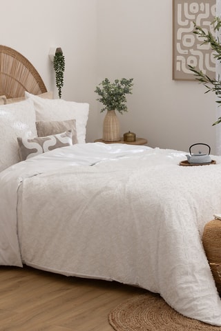 Parure de couette Micro Swan - Blanc