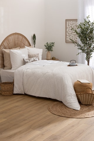 Parure de couette Micro Swan - Blanc