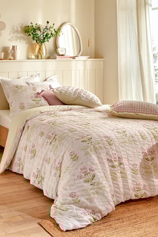 Parure de couette réversible Seer - Blanc