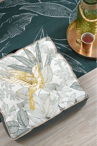 Coussin de sol Botanys - Doré - 45 x 45 x 10 cm