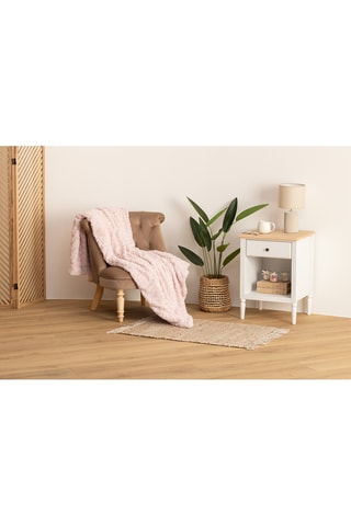 Plaid - Rose - 180 x 230 cm