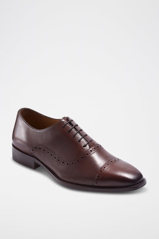 Richelieus de piel  -  La Maison du Chausseur - Marrón