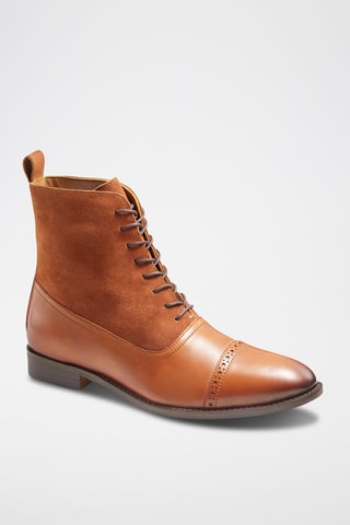 Botas de piel  -  Mc Finlay - Marrón