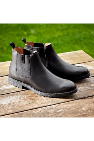 Botines Chelsea de piel Loris  -  Marco Bonelli - Negro