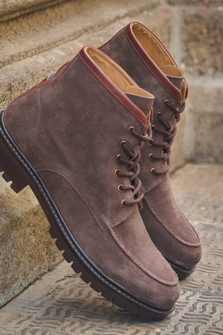 Botas de nobuk Jasper - Marrón