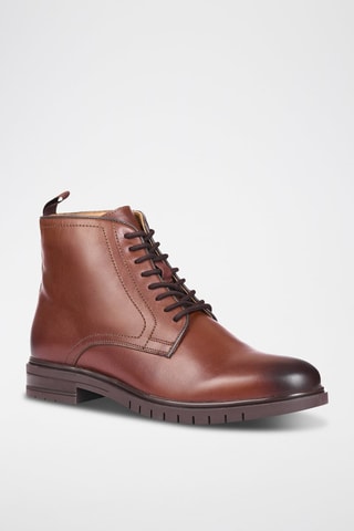 Botas de piel Joe - Marrón