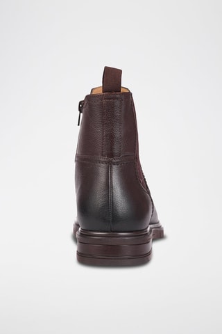 Botines Chelsea de piel Noah - Marrón