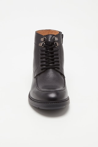 Botas de piel granulada Andréa - Negro