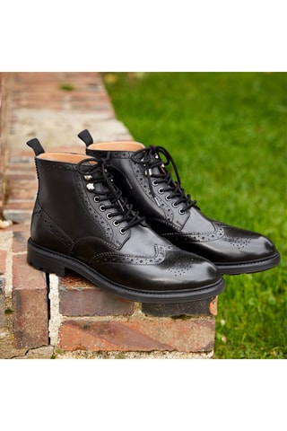 Botas de piel Lorenzo  -  Marco Bonelli - Negro