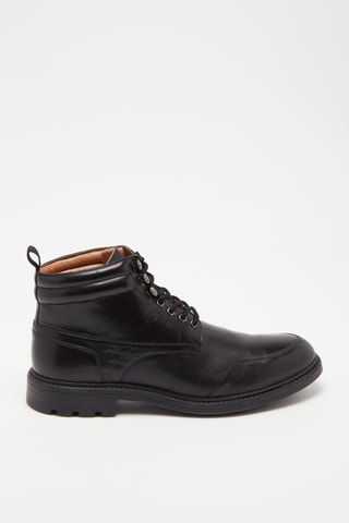 Botas de piel Livio - Negro