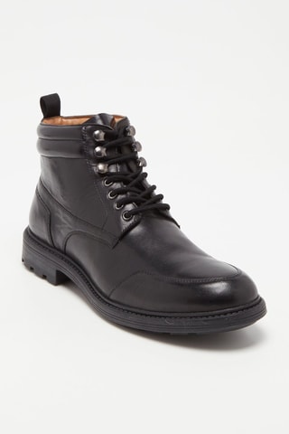Botas de piel Livio - Negro
