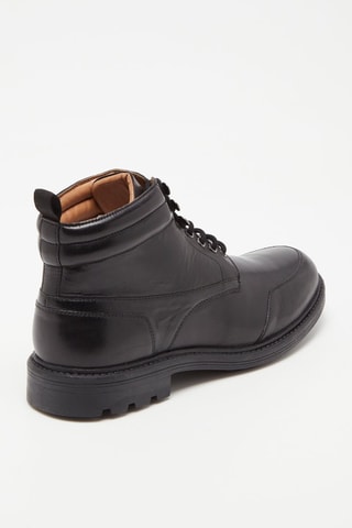 Botas de piel Livio - Negro