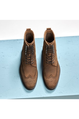 Botas de nobuk Billy  -  Shepperd and Sons - Marrón