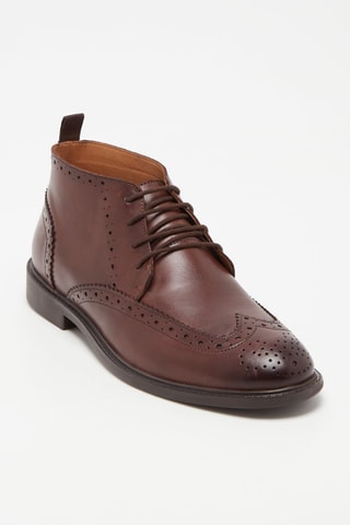 Botas de piel Gennaro - Marrón