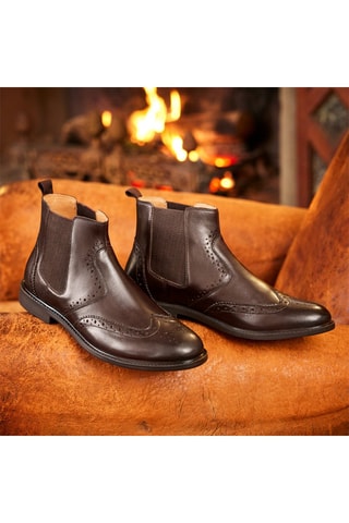 Bottines Chelsea en cuir Mattia - Marco Bonelli - Marron