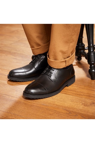 Derbies de piel Gino  -  Marco Bonelli - Negro