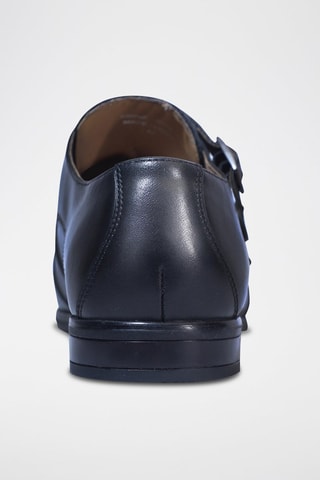 Derbies de piel con hebillas Germain  -  Eric Bonchamps - Negro