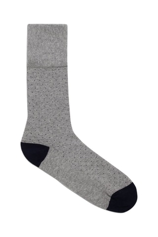 2 pares de calcetines de lunares La chaussette - Azul y gris