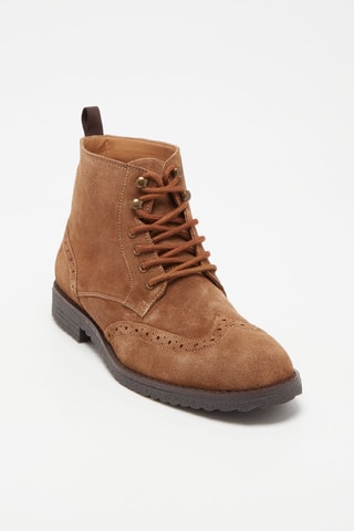 Botas de nobuk Luigi - Negro