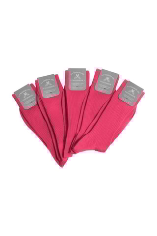 5 pares de calcetines Semainier - Rosa