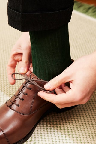 5 pares de calcetines Semainier - Verde