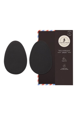 2 pares de suelas protectoras antideslizantes - Negro